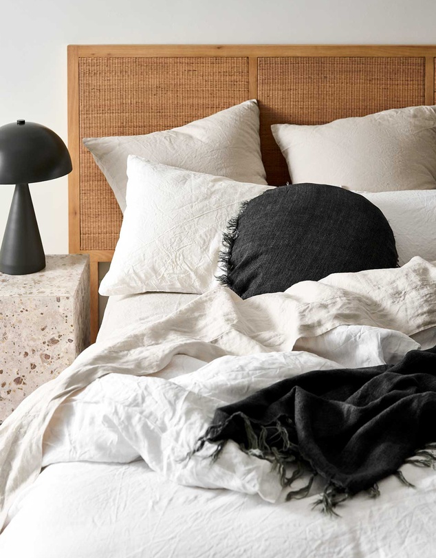 Aura Home - Emile Linen Quilt Cover