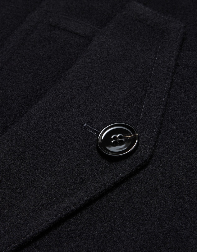 Calibre - Wool Funnel Neck Coat Black