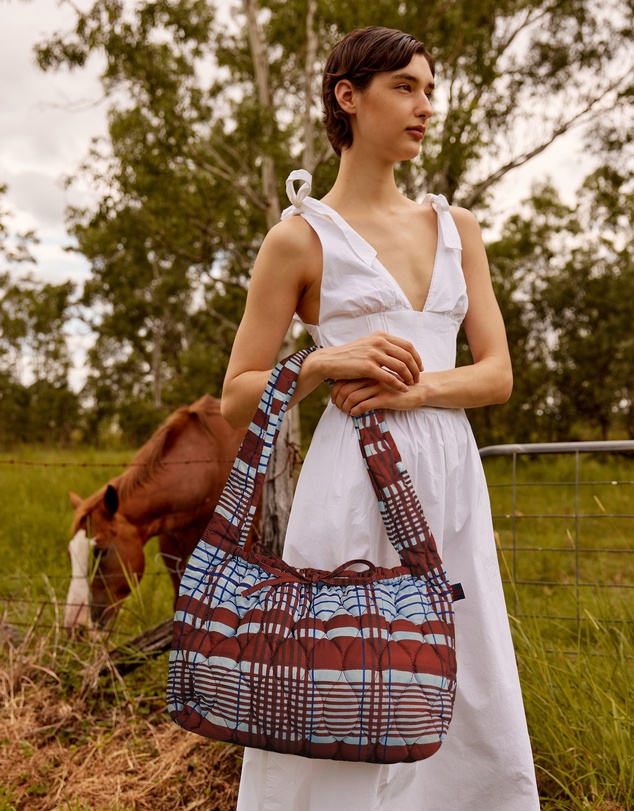The Somewhere Co - Mulberry Quilted Shoulder Bag