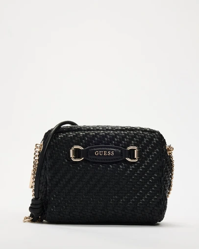 GUESS - Francy Camera Woven Polyurethane Crossbody Bag