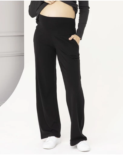 Angel Maternity - Maternity Black Relax Lounge Pants