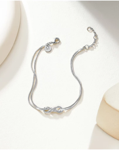 Mestige - Infinity Sky Bracelet - Silver Plated