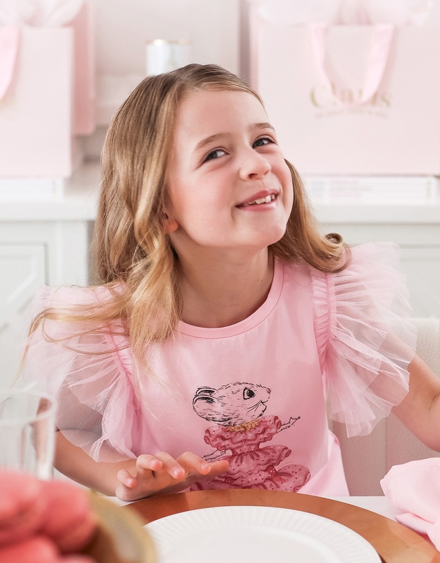 Rock Your Kid - Claris the Mouse Blush T-Shirt
