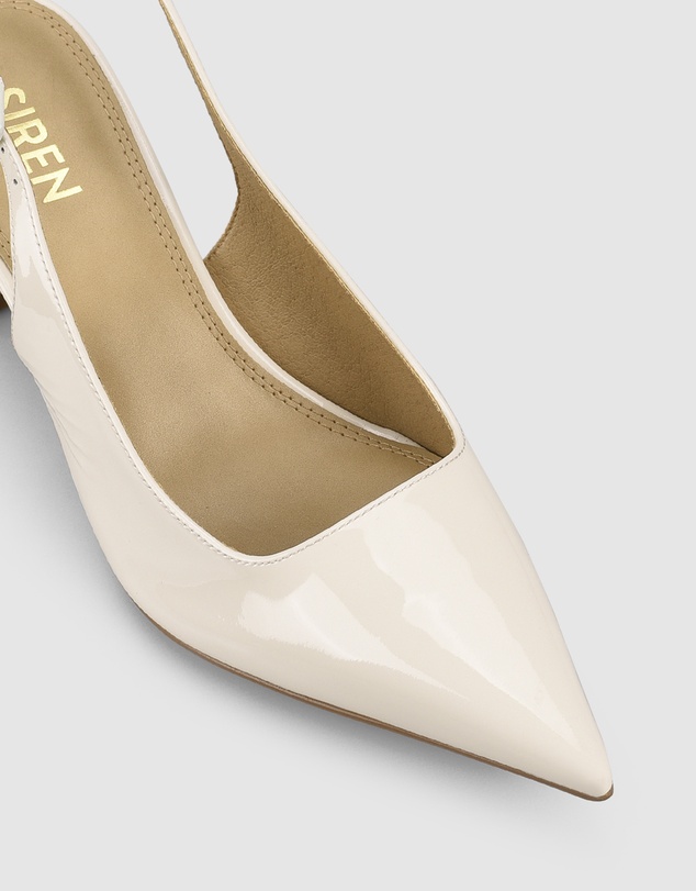 Siren - Yarra Pointed Toe Slingbacks