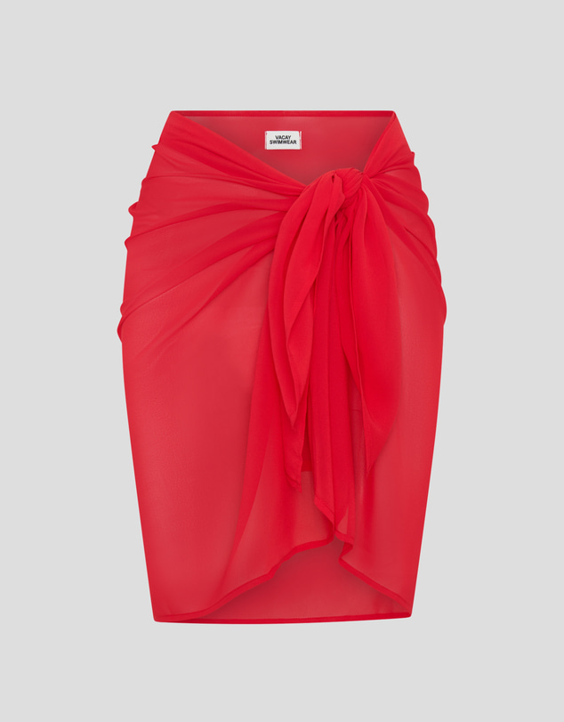 Vacay Swimwear - Catalina Sarong Cincinnati Red