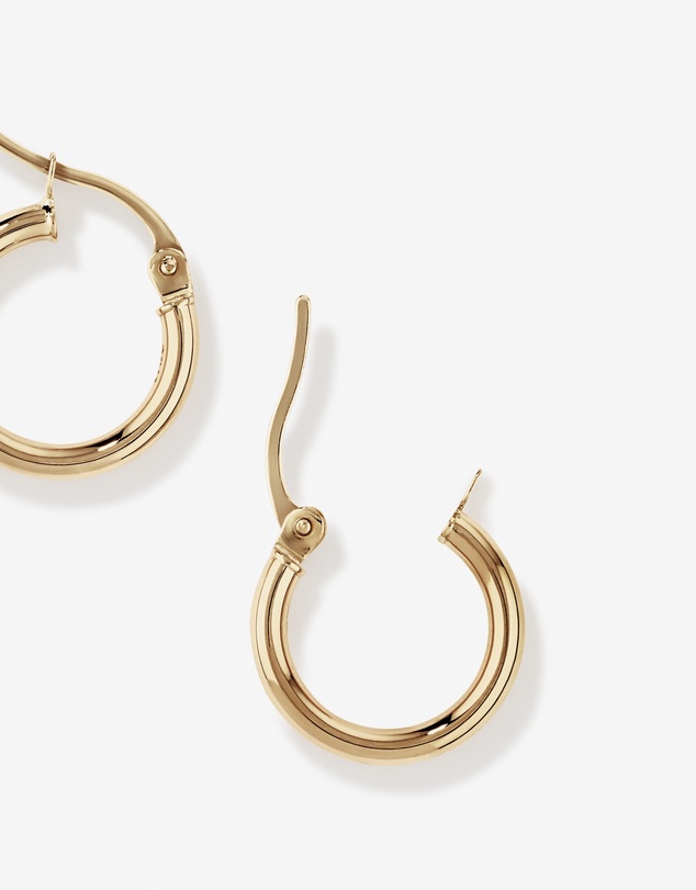 Michael Hill - 14mm Hoop Earrings in 10kt Yellow Gold