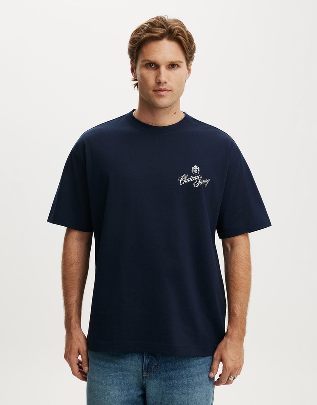 Cotton On - Box Fit Text T-Shirt