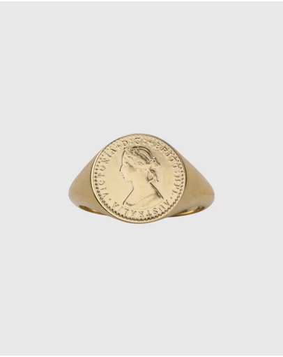 Von Treskow - Luxe Coin Signet Ring