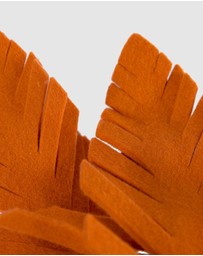 Max Alexander - Felt Leaf Fascinator