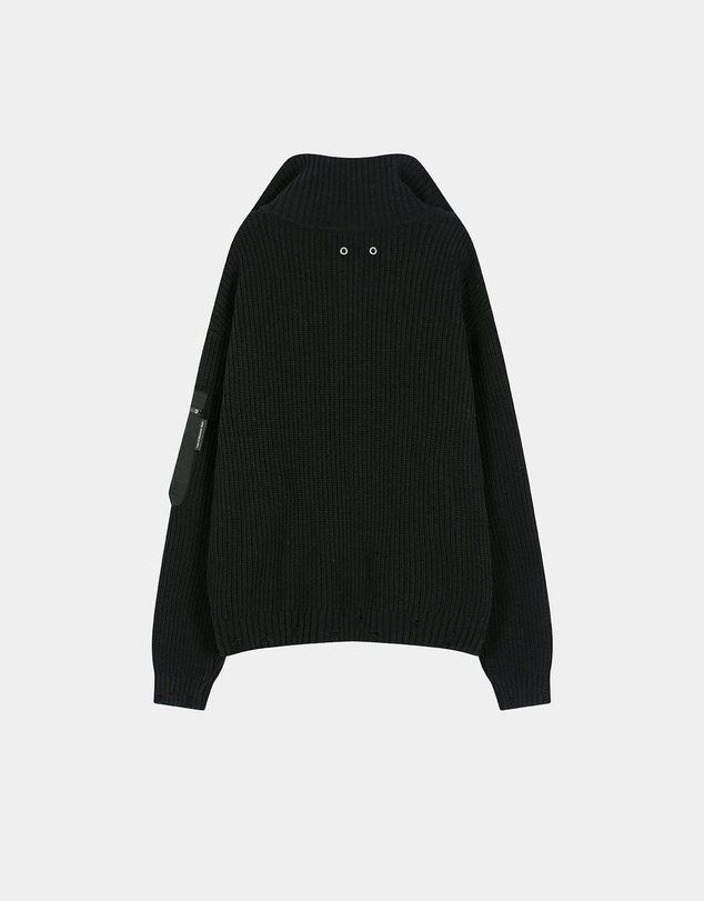 Andersson Bell - Double Layered Quarter Zip-Up Sweater