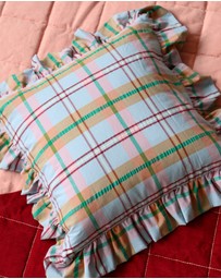 Mosey Me - Confetti Plaid Cushion