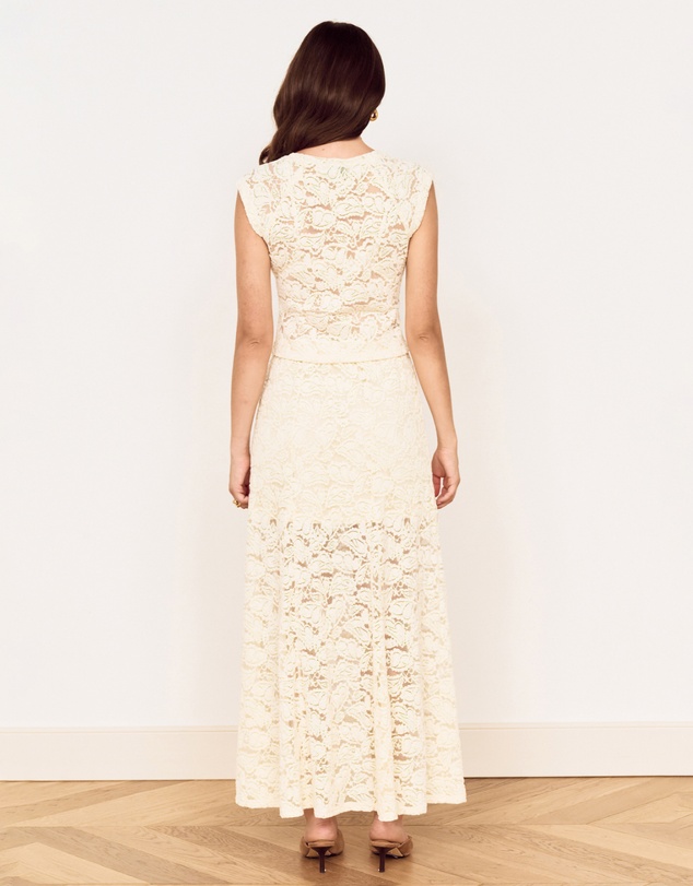 MINKPINK - Ophelia Lace Micro Tee