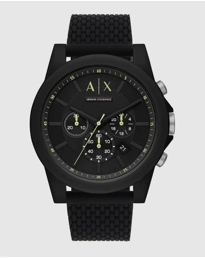 Armani Exchange - Black Chronograph Watch AX1344