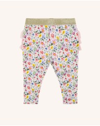 Fleur Harris - 'Enchanted Flowers' Fabulous Frilled Legging in Cloud