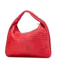 Pre-Loved by Azura Reborn - Pre-Loved Medium Nappa Intrecciato Ruffle Veneta Hobo