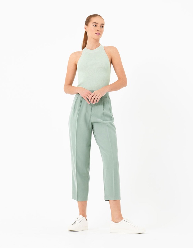 Forcast - Skye Halter Neck Knit Top