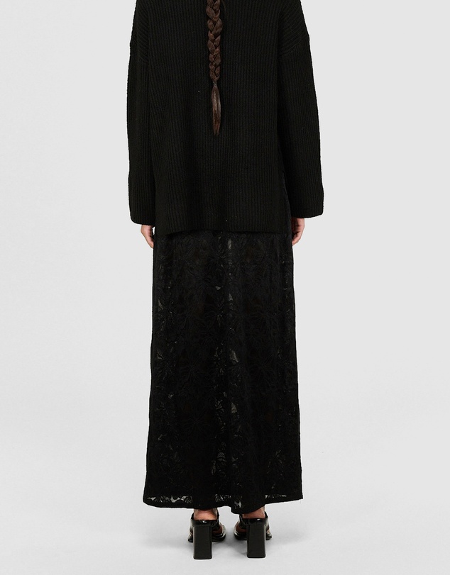 Staple the Label - Astrid Sheer Lace Maxi Skirt