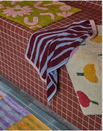 Mosey Me - Forget Me Not Bath Mat - Vanilla