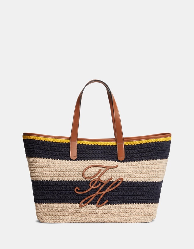 Tommy Hilfiger - Nautical Crochet Stripe Tote Bag