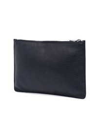 Pre-Loved by Azura Reborn - Pre-Loved Leather DG Family Patch Zip Pouch