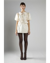 Glamorous - Cream Brocade A-Line Mini Skirt