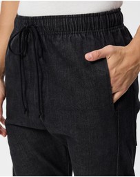 Surrounded By Ghosts - Acanthite Denim Drawstring Pants