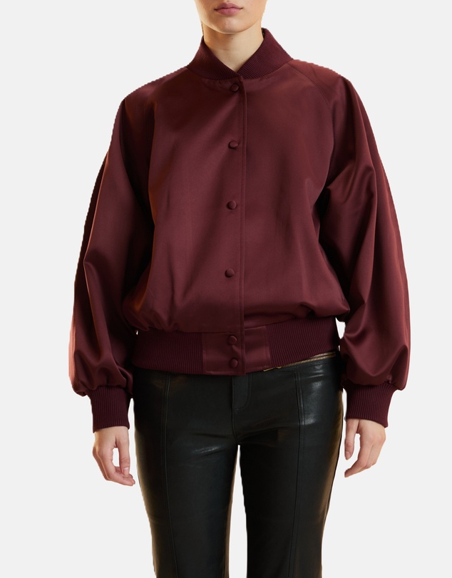 Cynthia Rowley - Satin Bomber Jacket