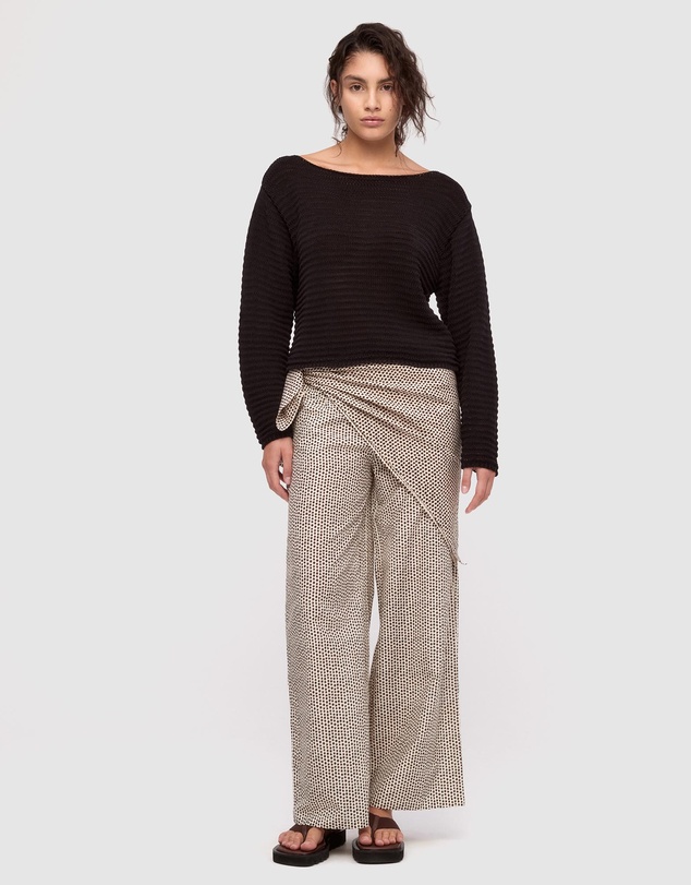 Zulu & Zephyr - Cotton Lattice Knit Top