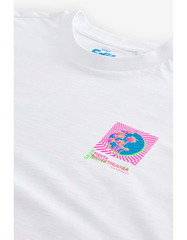 NEXT - Back Print Beach Graphic T-Shirt
