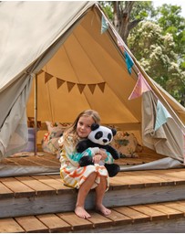 Linen House Kids - Xander Panda Novelty Cushion