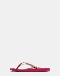 Vionic - Noosa Print Toe Post Sandal - Berry Tiger Bronze