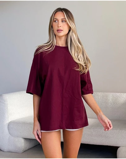 Dazie - The Classic Cotton Oversized Tee
