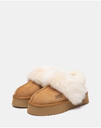 EVERAU - Australian Shepherd Ugg Nordell Cow Suede Upper House Shoes