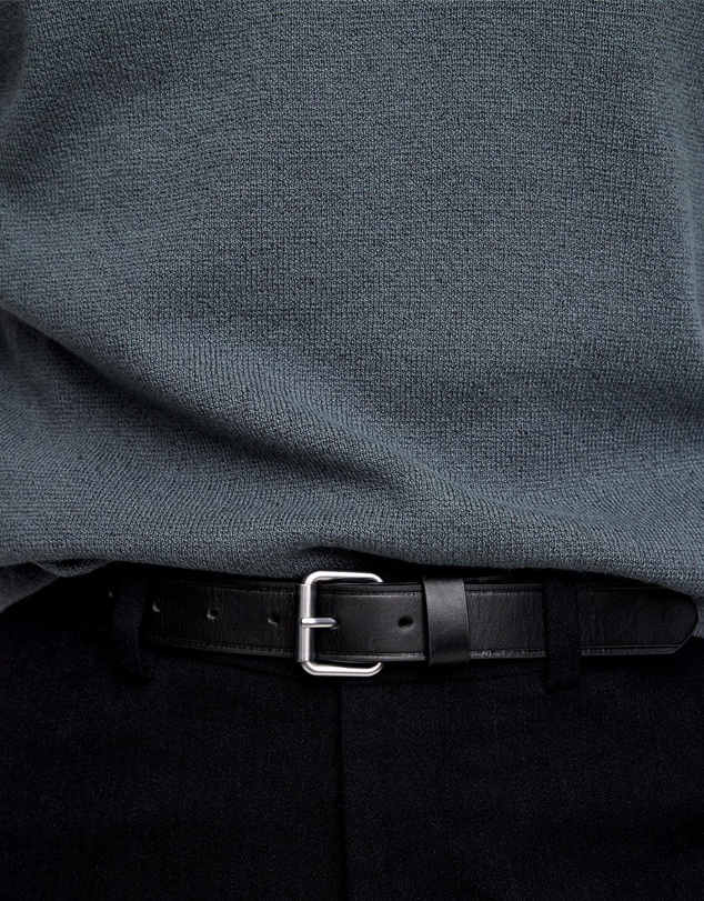 ARKET - Slim Split Leather Belt