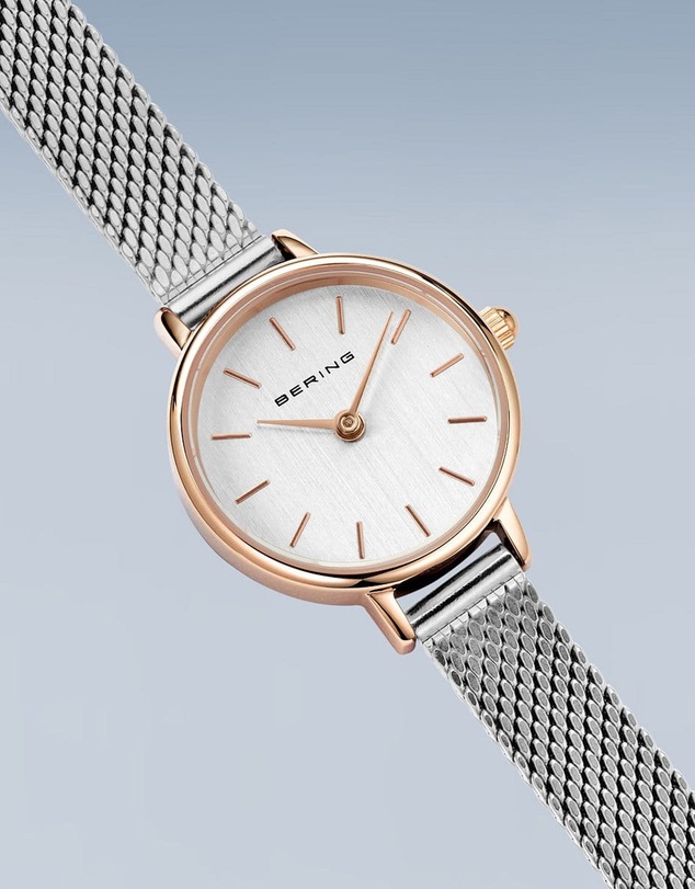 Bering - Classic 22mm Stainless Steel Watch with Bracelet