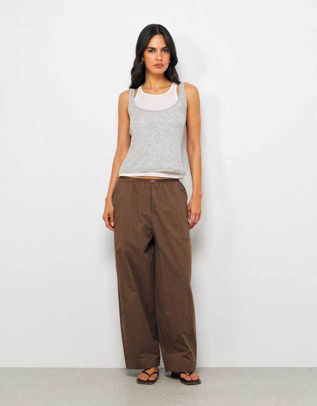 AERE - Mabel Boxer Barrel Pants