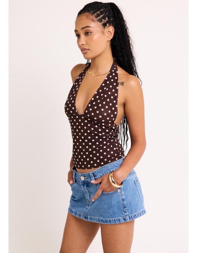 Alice In The Eve - Ava Slinky Plunge Top