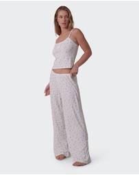Bras N Things - Polly Long Pant-Print Ditsy Floral
