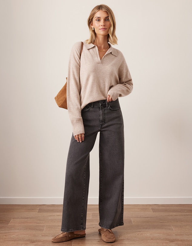 Ceres Life - Evie Wide Leg Jean