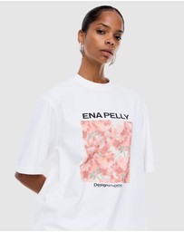ENA PELLY - Coral Floral Tee