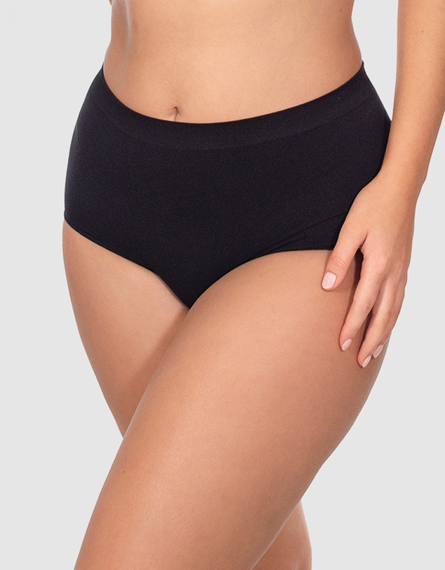B Free Intimate Apparel - Seamless Cotton Full Briefs - 3 Pack