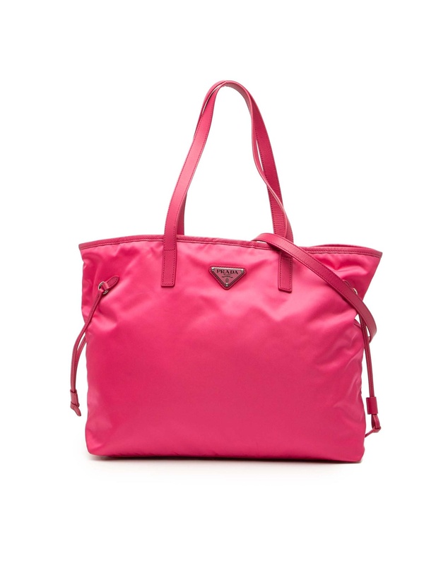 Pre-Loved by Azura Reborn - Pre-Loved Saffiano Trimmed Tessuto Open Convertible Tote