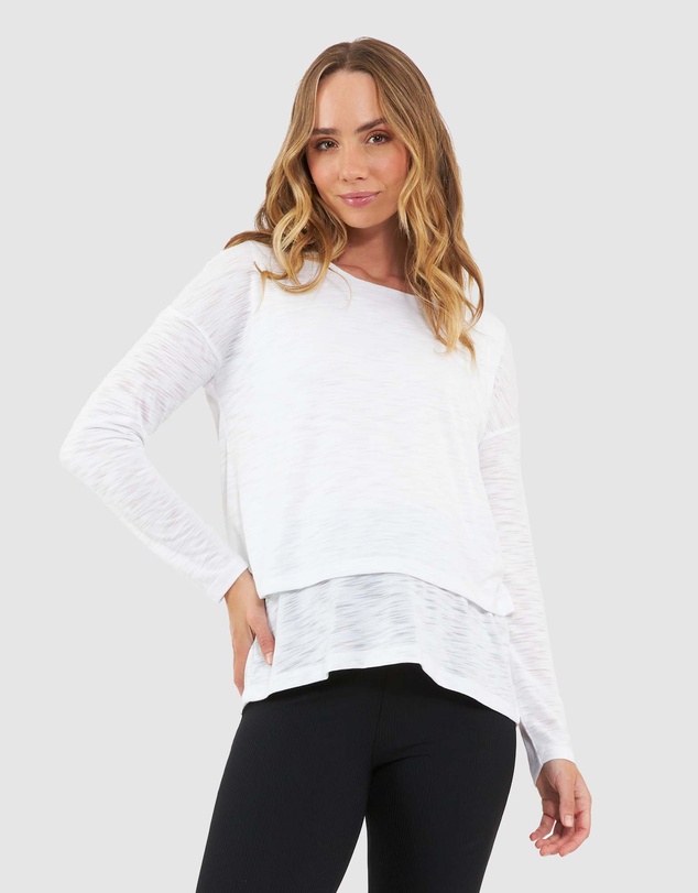 Ripe Maternity - Jazmin Long Sleeve Nursing Top