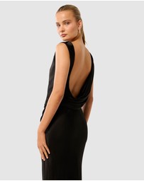 Forever New - Eileen Open Back Satin Maxi Dress