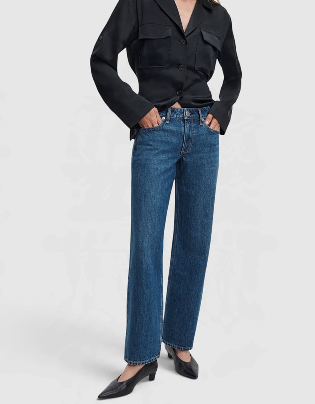 rag & bone - Cam Ankle Straight Jeans
