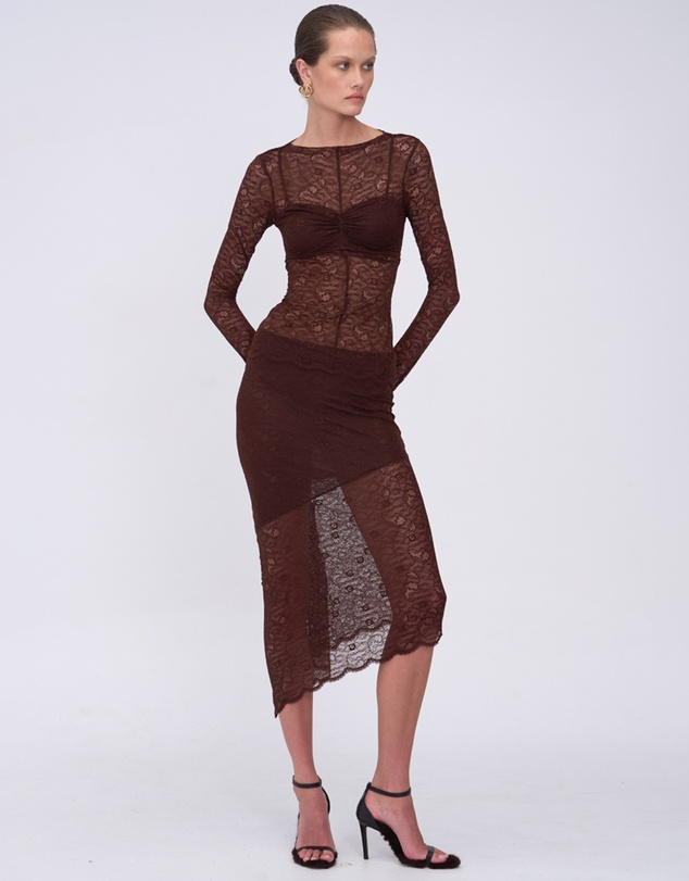 Suboo - Paris Long Sleeve Top with Built in Bralette