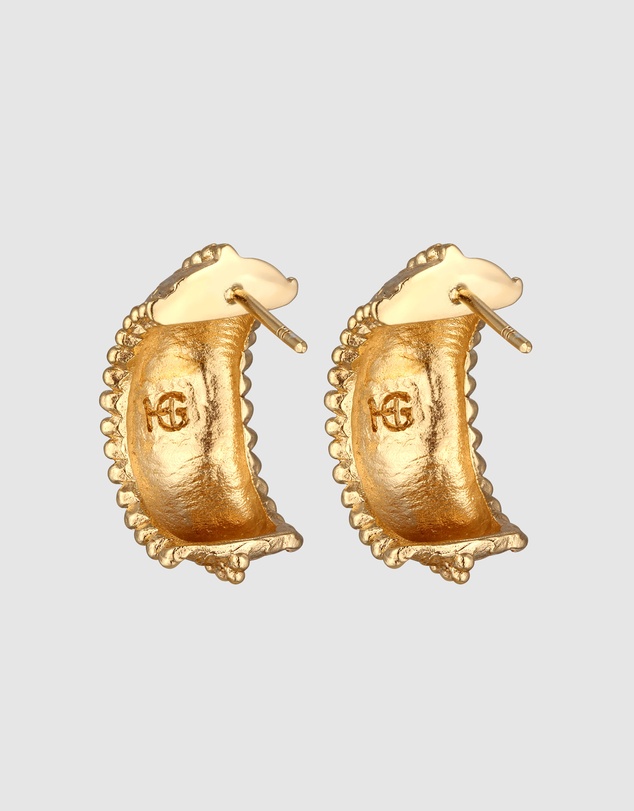 Haze & Glory - ICONIC EXCLUSIVE - Earrings Amour Hoops 925 Sterling Silver Gold-Plated