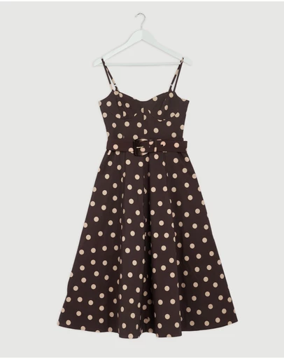Revibe - Repaired Rebecca Vallance Vivianne Strap Midi Dress - AU 10