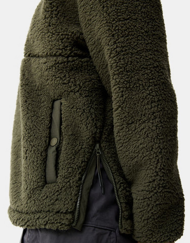 Hunter - Women's Tiorga 1/4 Zip Borg Fleece Kambaba