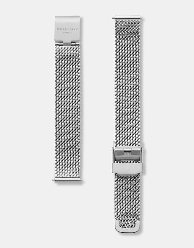 Rosefield - The Small Edit - Silver Mesh Band